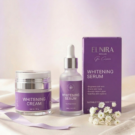 Elnira Glow Starter Kit | Whitening Cream + Whitening Serum