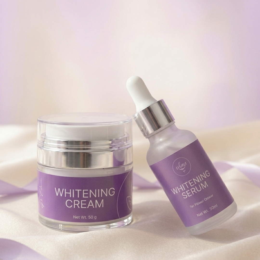 Elnira Glow Starter Kit | Whitening Cream + Whitening Serum
