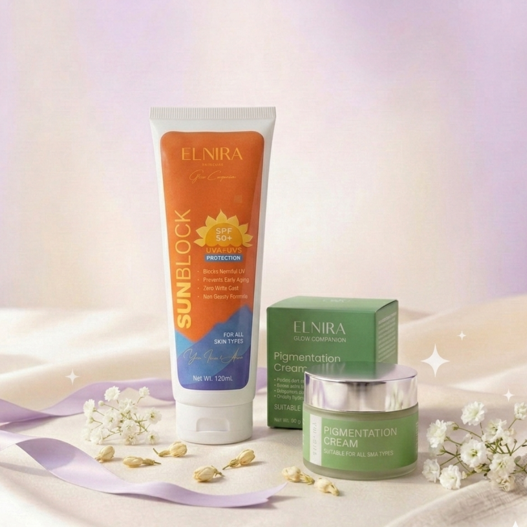Elnira Total Skin Repair Kit | Skin Clarity Cream + Sunblock