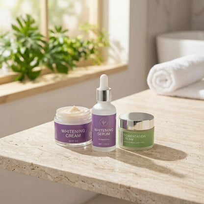 Elnira Complete Glow Kit | Whitening Cream + Serum + Skin Clarity Cream