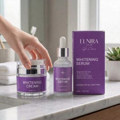 Elnira Glow Starter Kit | Whitening Cream + Whitening Serum