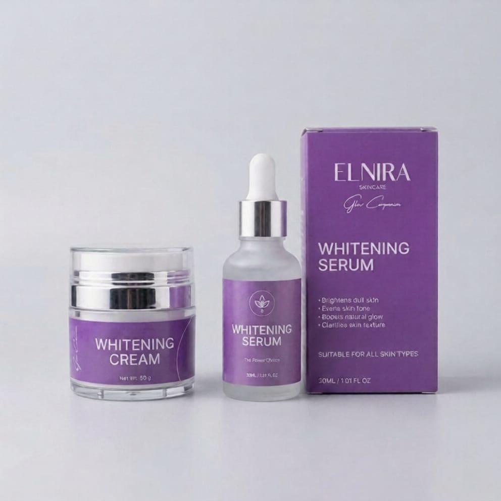 Elnira Glow Starter Kit | Whitening Cream + Whitening Serum