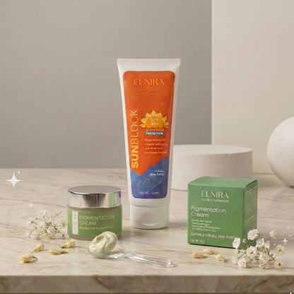 Elnira Total Skin Repair Kit | Skin Clarity Cream + Sunblock